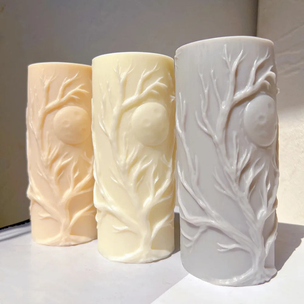 Moon Phases Pillar Candle Mould