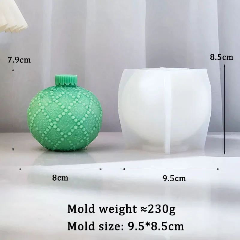 Christmas Ball Candle Silicone Mould
