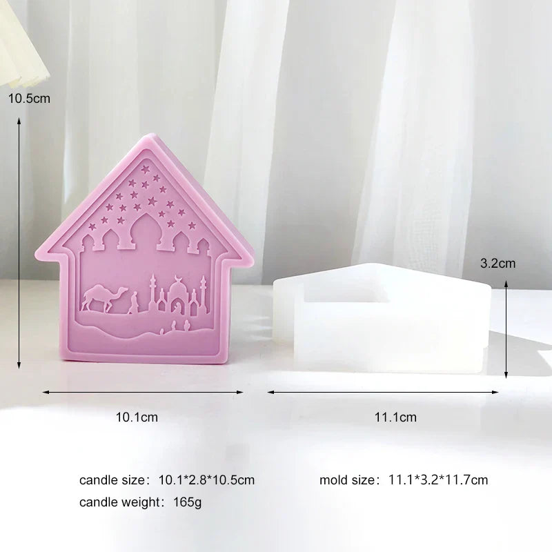 House Shape Silicone Candle Mould