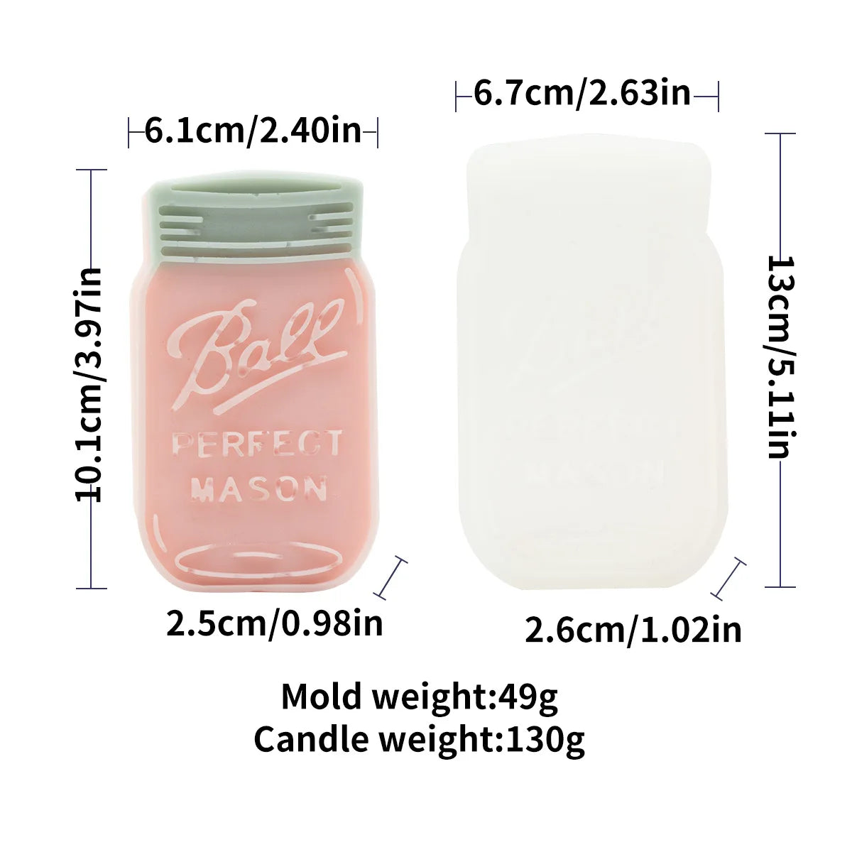 Summer Theme Silicone Candle Moulds