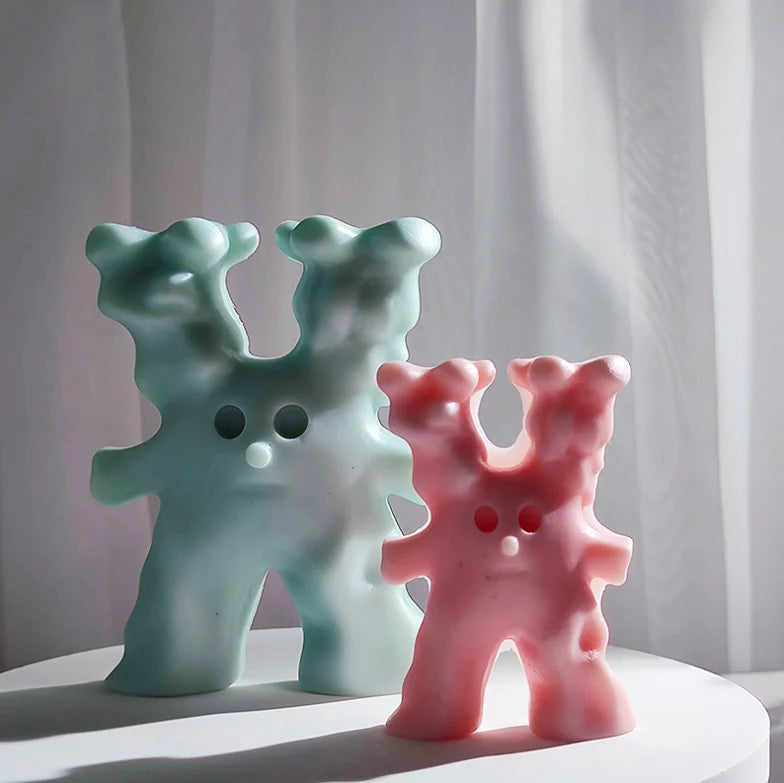 Snowman Monster Candle Silicone Mould