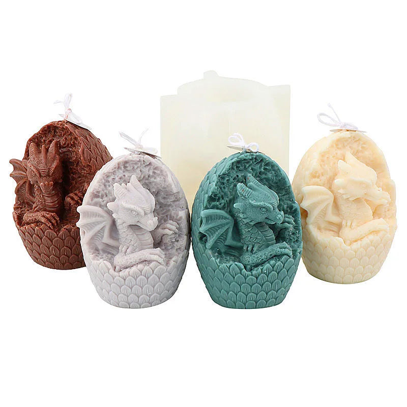Dragon Egg Candle Silicone Mould