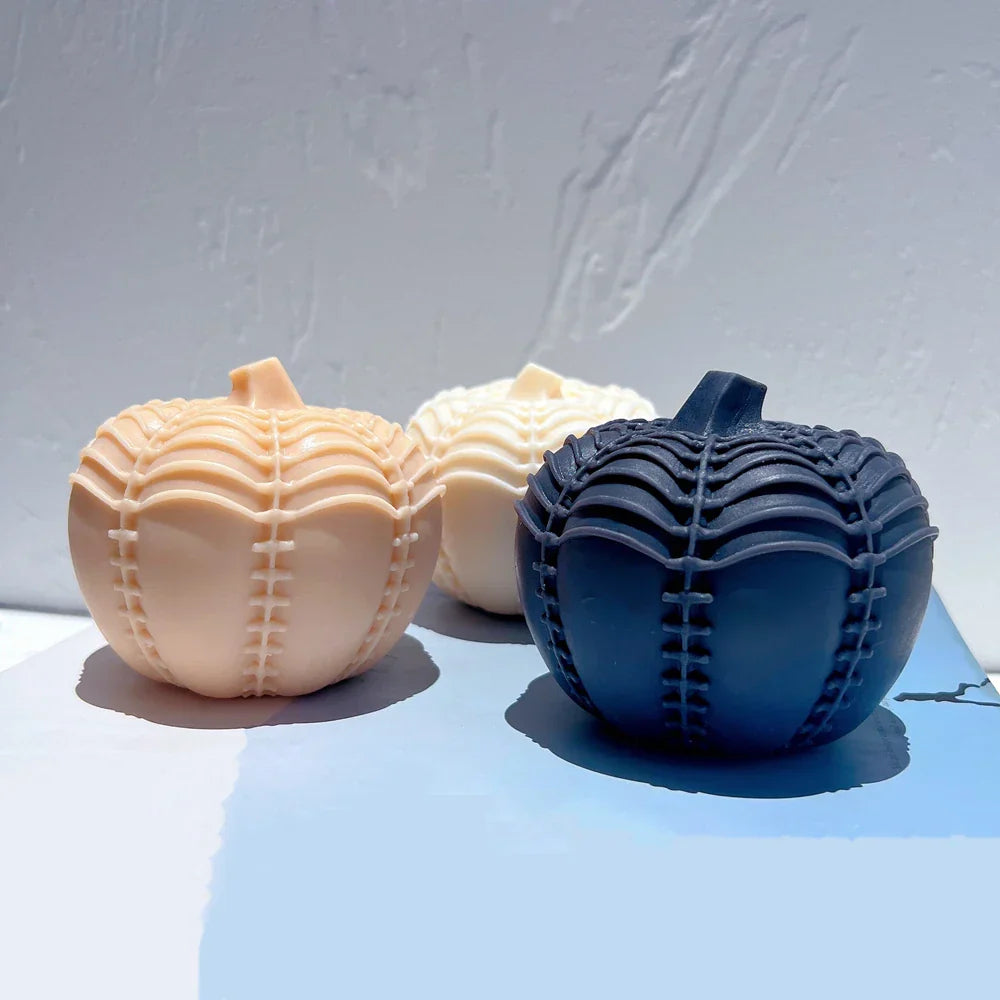 Halloween Bone Pumpkin Candle Mould