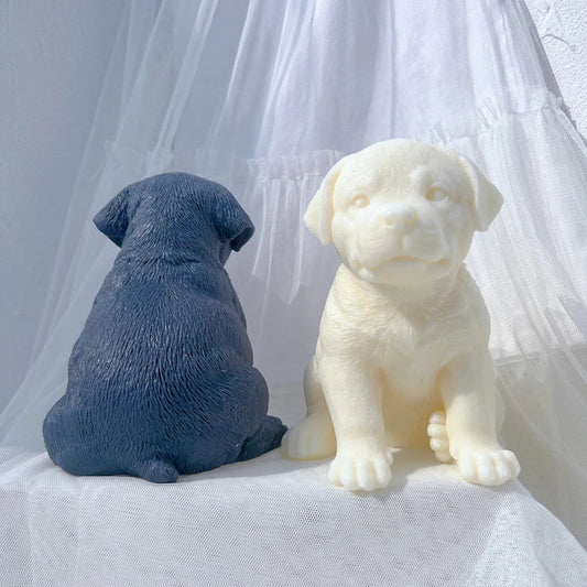 Rottweiler Puppy Dog Candle Mould