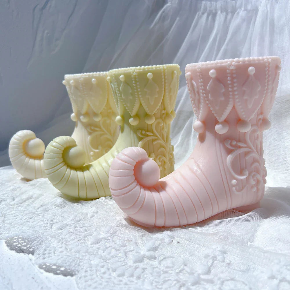 Christmas Magic ELF Boot Candle Mould