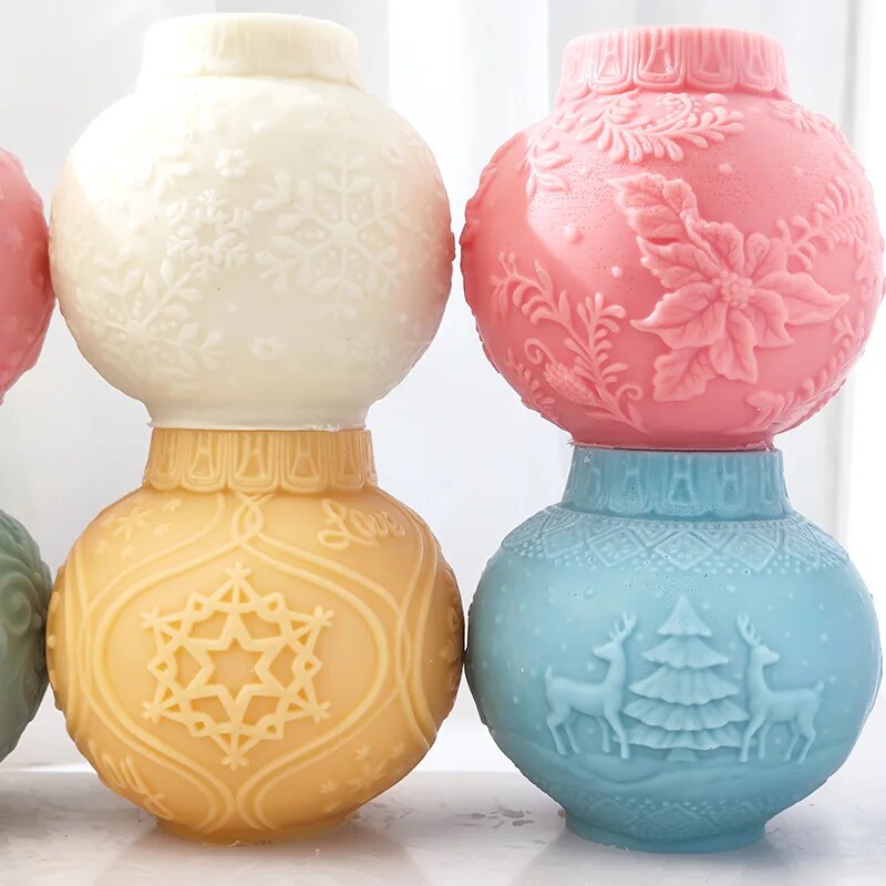 Christmas Bauble Candle Mould