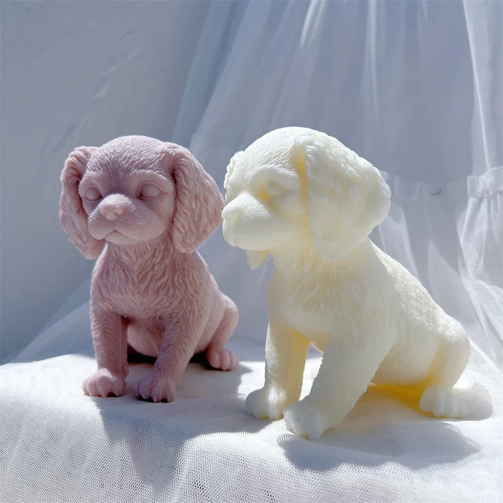 Cavalier King Charles Spaniel Dog Candle Mould