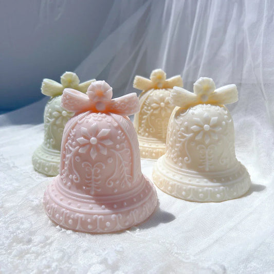 Christmas Gingerbread Bell Candle Mould