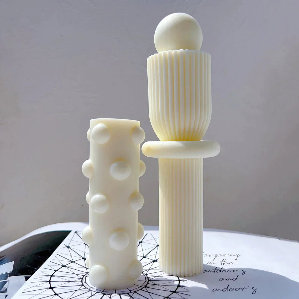 Geometric Shapes Candle Moulds