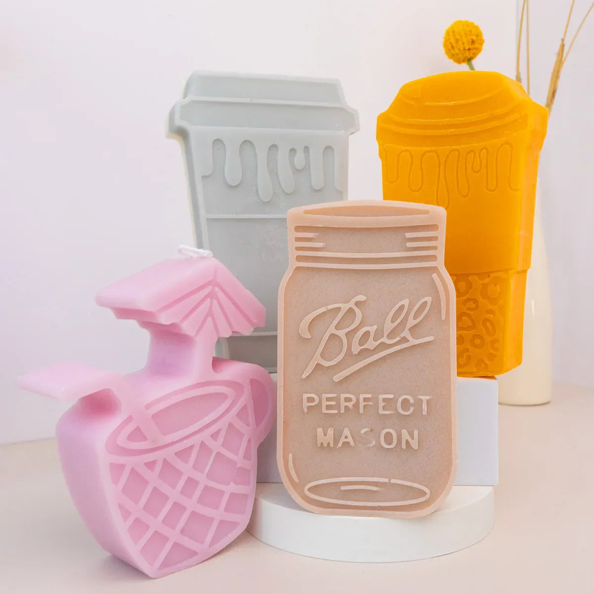 Summer Theme Silicone Candle Moulds