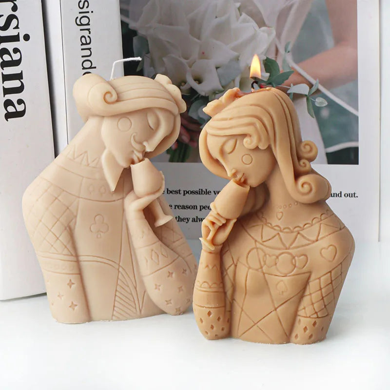 Wine Smelling Poker Male and Female Candle Mould DIY