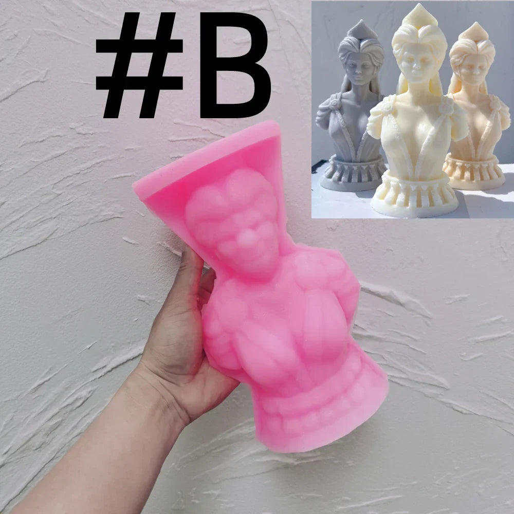 King and Queen Statue Candle Mould