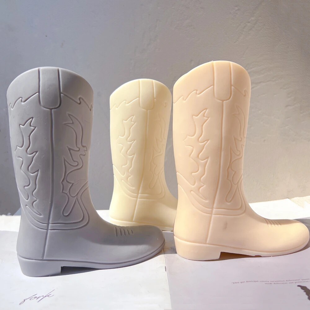 Cowboy Boot Candle Mould