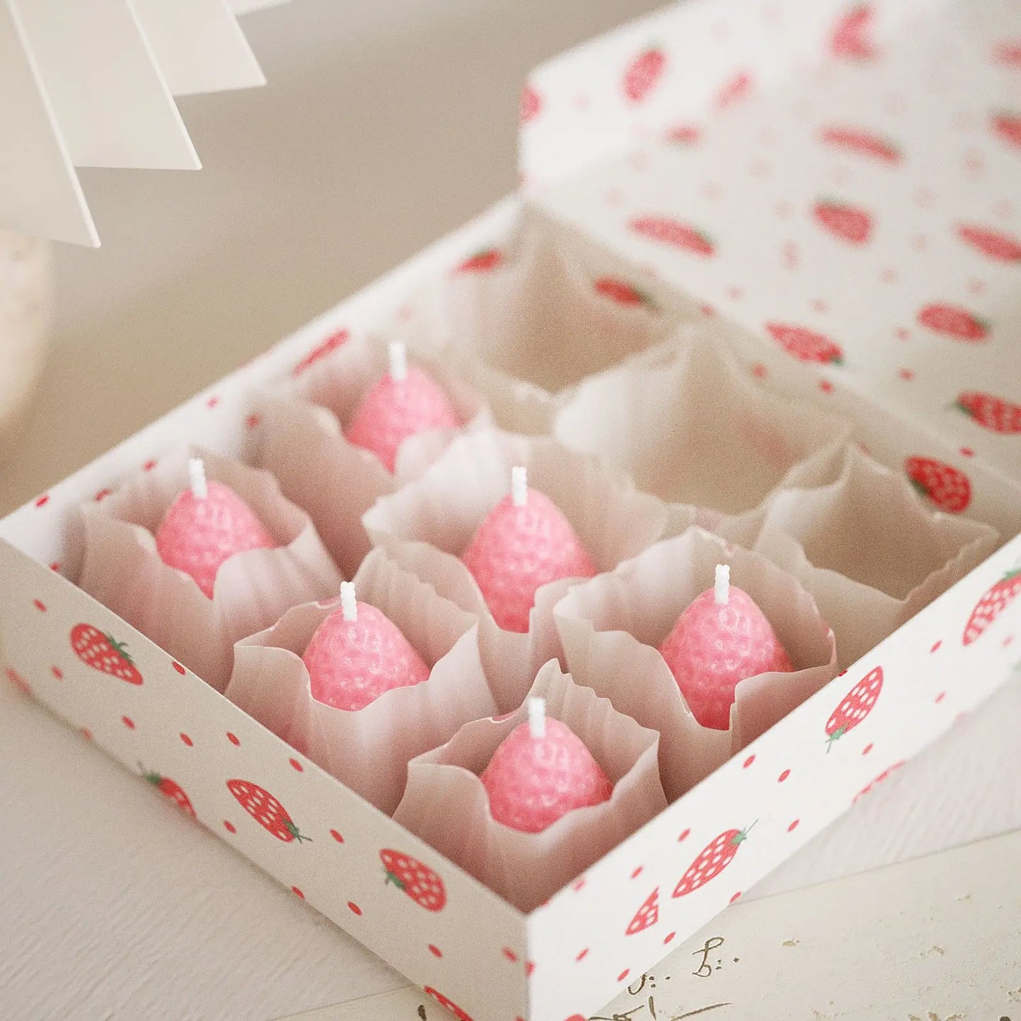 Strawberry Shaped Silicone Candle Mould 4PCS/1PC S/M/L