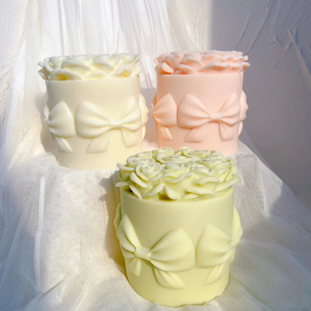 Rose Bouquet Candle Mould