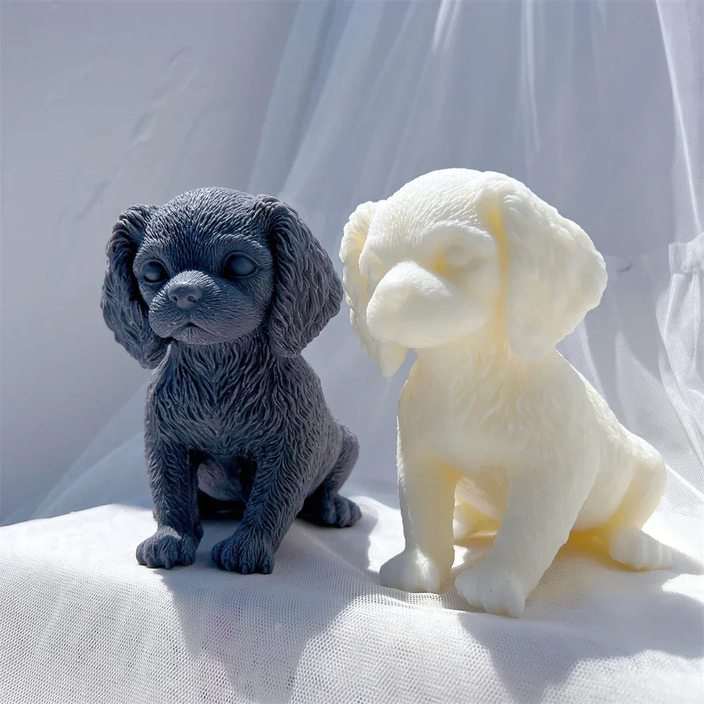 Cavalier King Charles Spaniel Dog Candle Mould