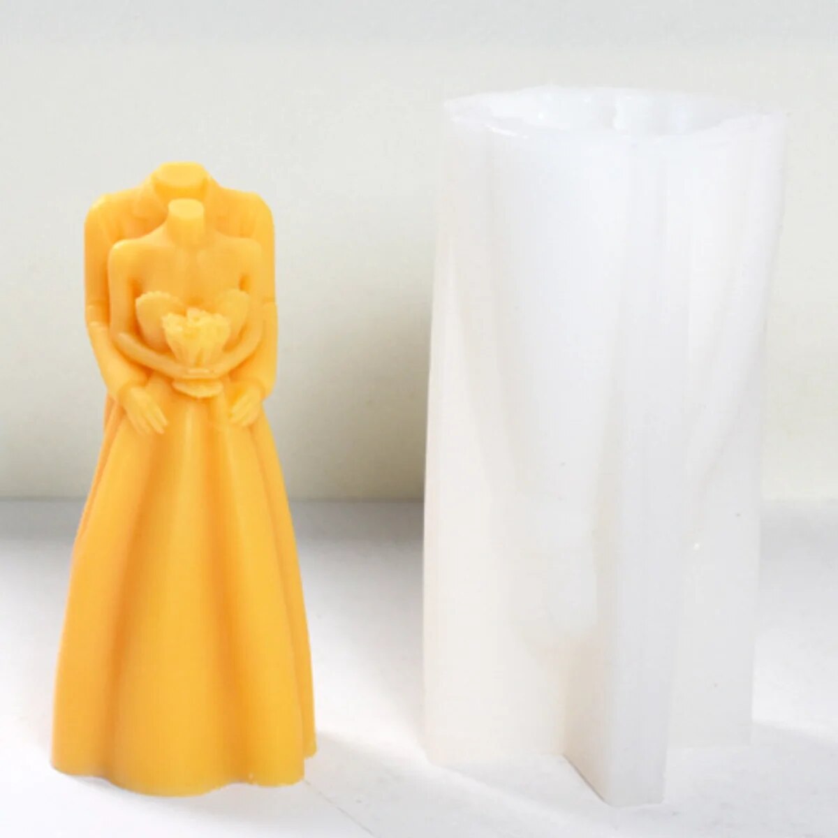 Bride & Groom Candle Mould