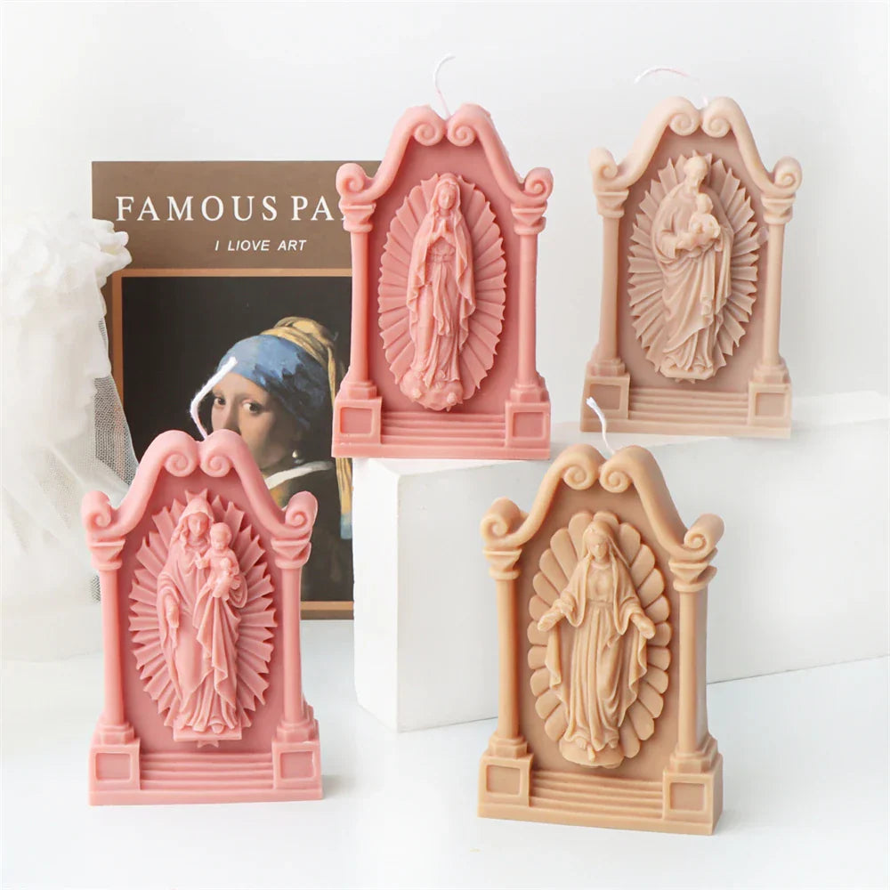 Holy Saints Catholic Prayer Candle Moulds
