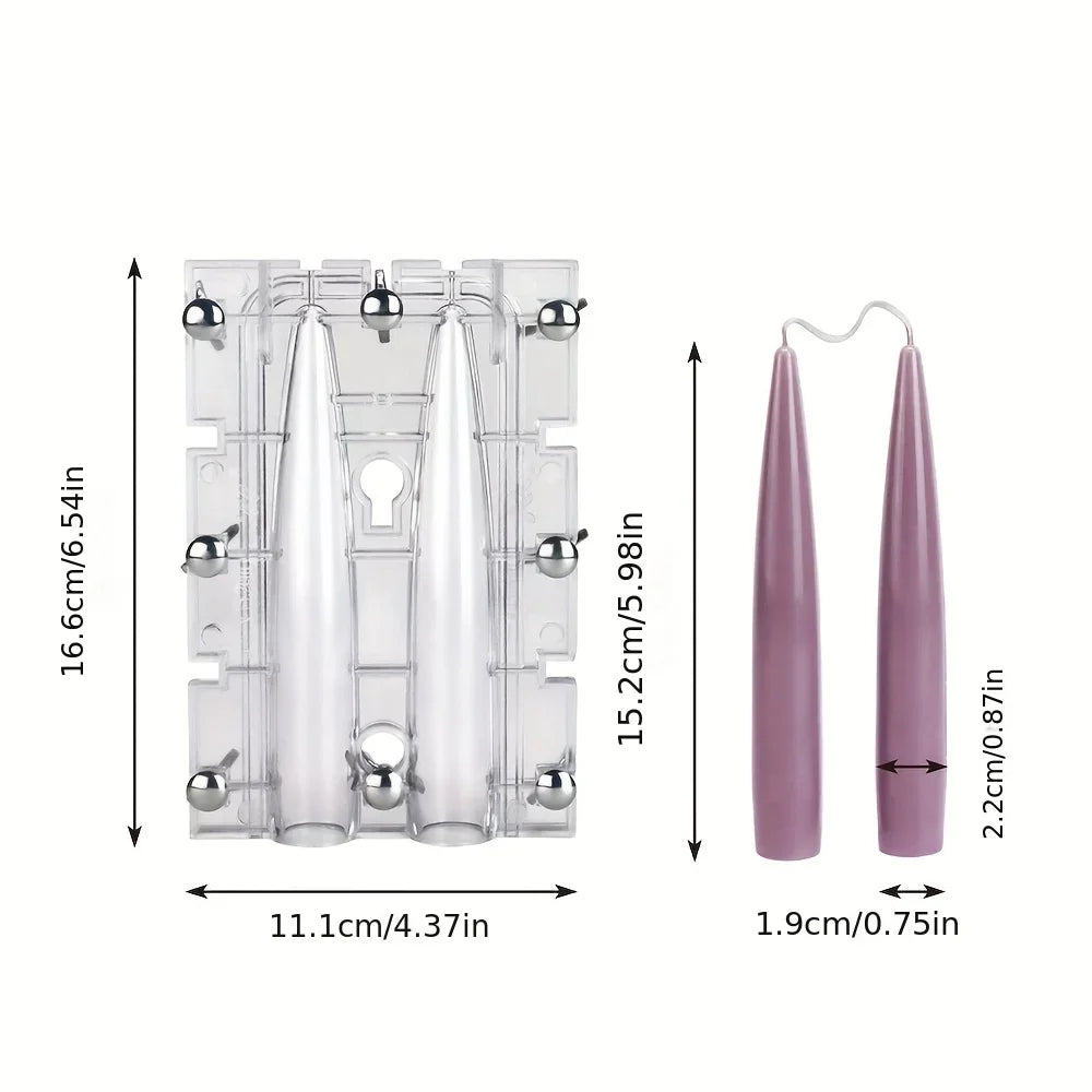 Dipped Pillar Duo Candle Mould