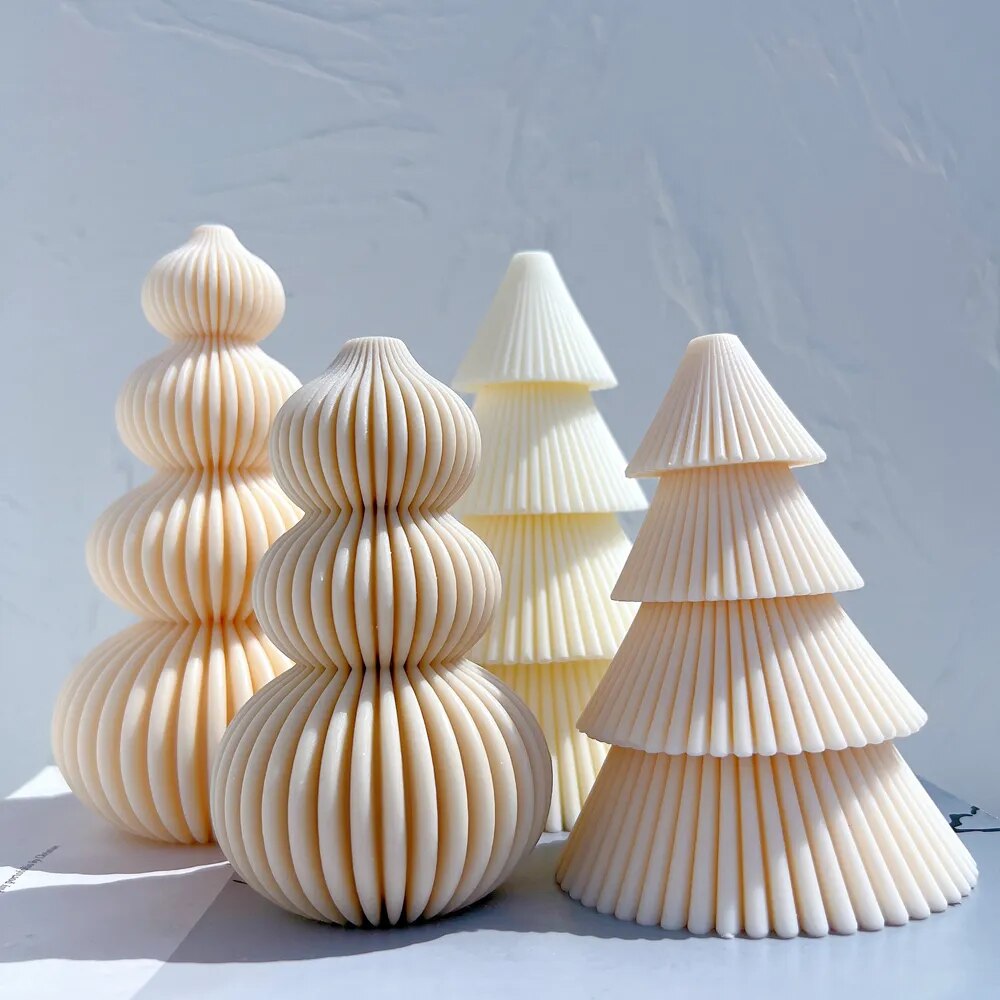 Pine Christmas Tree Candle moulds