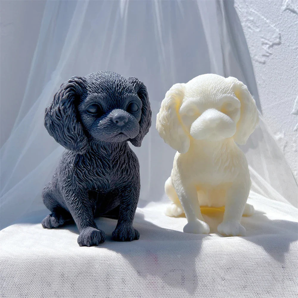 Cavalier King Charles Spaniel Dog Candle Mould
