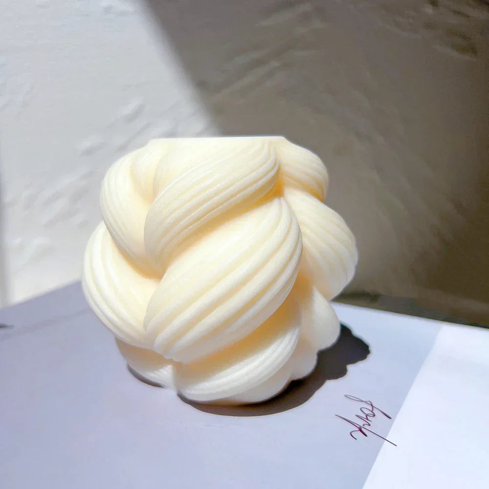 Swirl Twisted Knot Candle Moulds
