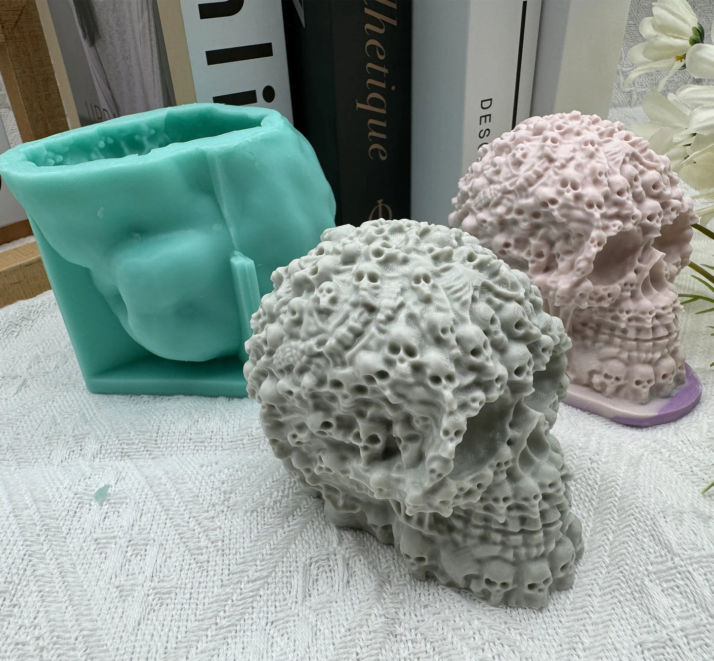 Skull of Skulls Silicone Candle Mould