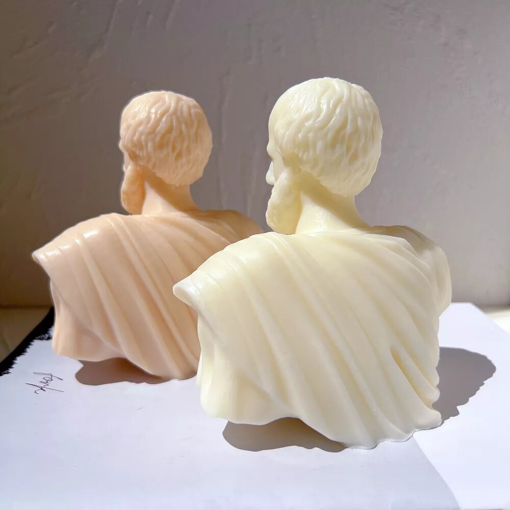Ancient Greek philosopher Aristotle Candle Mould