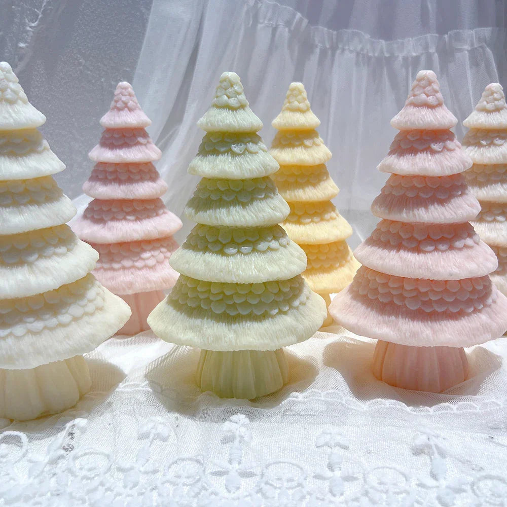 Christmas Tree Silicone Candle Mould