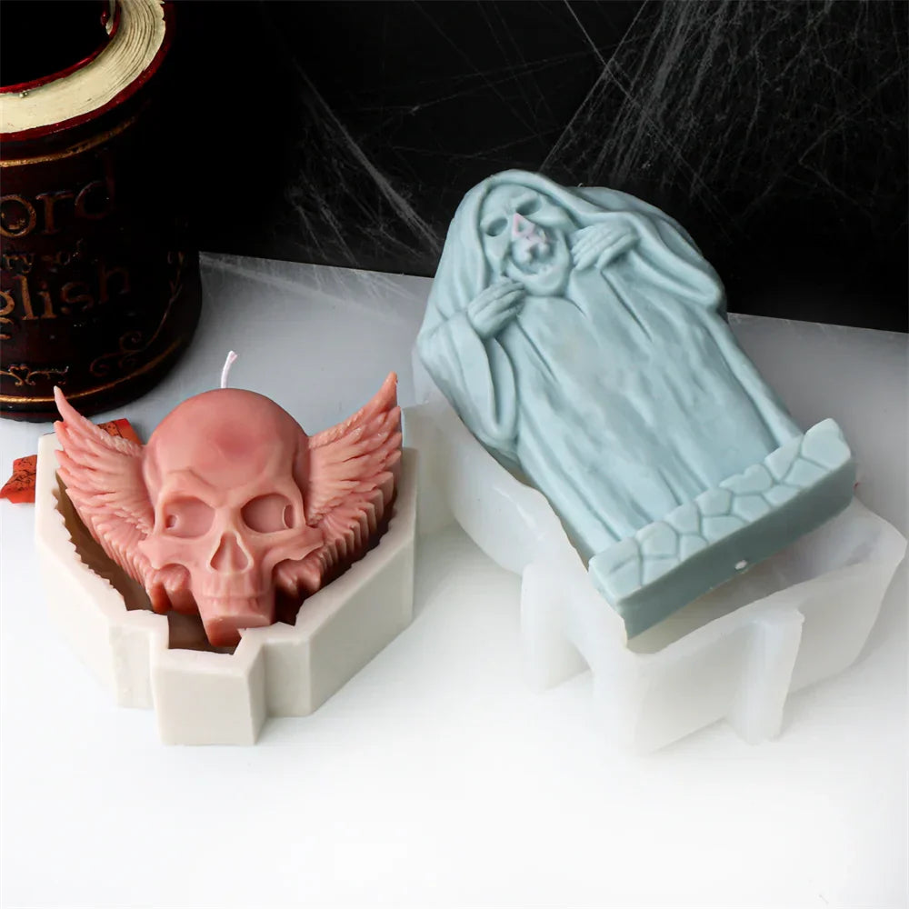 Strange Halloween Silicone Candle Mould