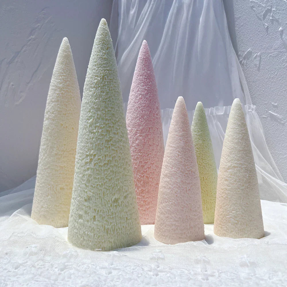 27CM Cone Christmas Tree Silicone Candle Mould