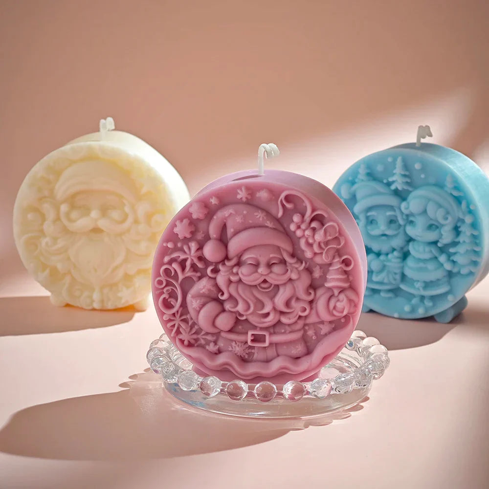 Christmas Santa DIY Candle Mould