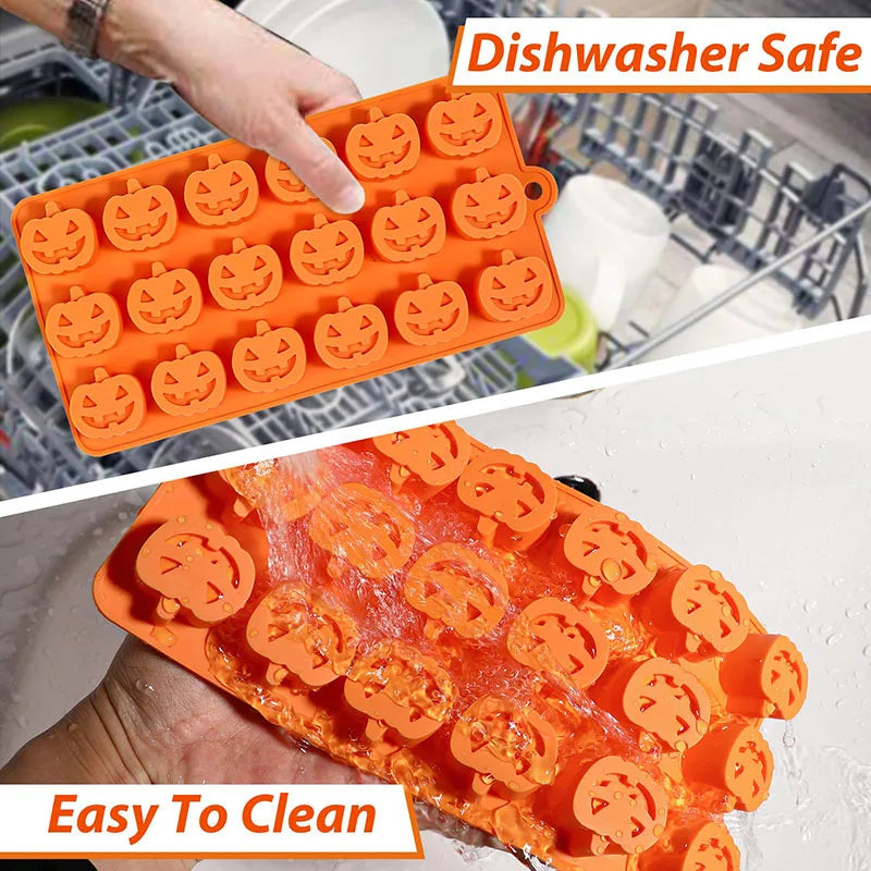 Halloween Pumpkin Decoration Silicone Mould