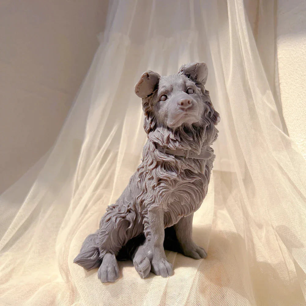 Border Collie Candle Mould Silicone