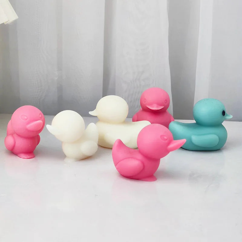 Giraffe and Duck Candle Silicone Mould