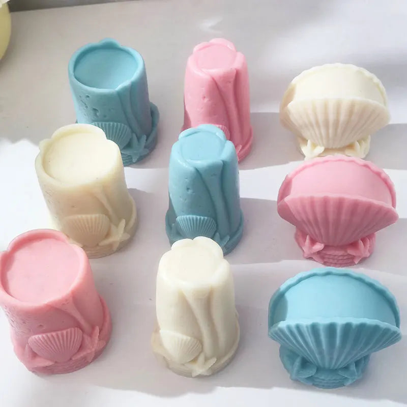Ocean Inspired Starfish Seashell Candle Mould