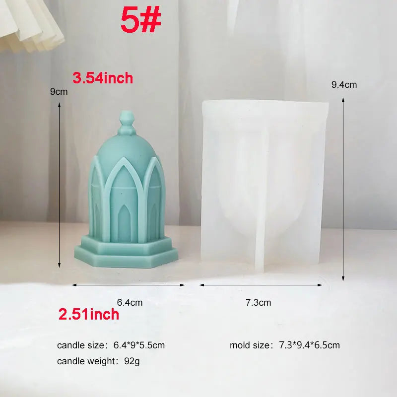 Architectural Dome Candle Mould