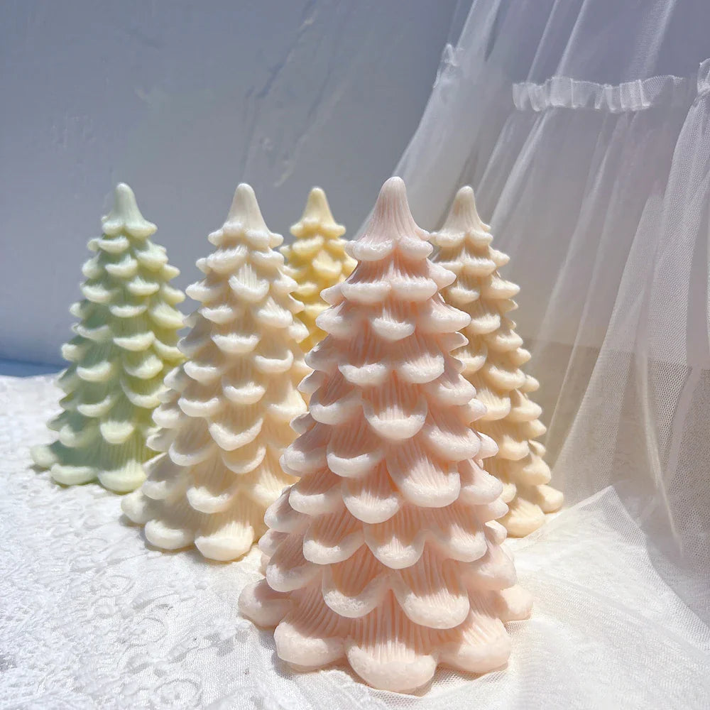 17.5CM Christmas Tree Silicone Candle Mould