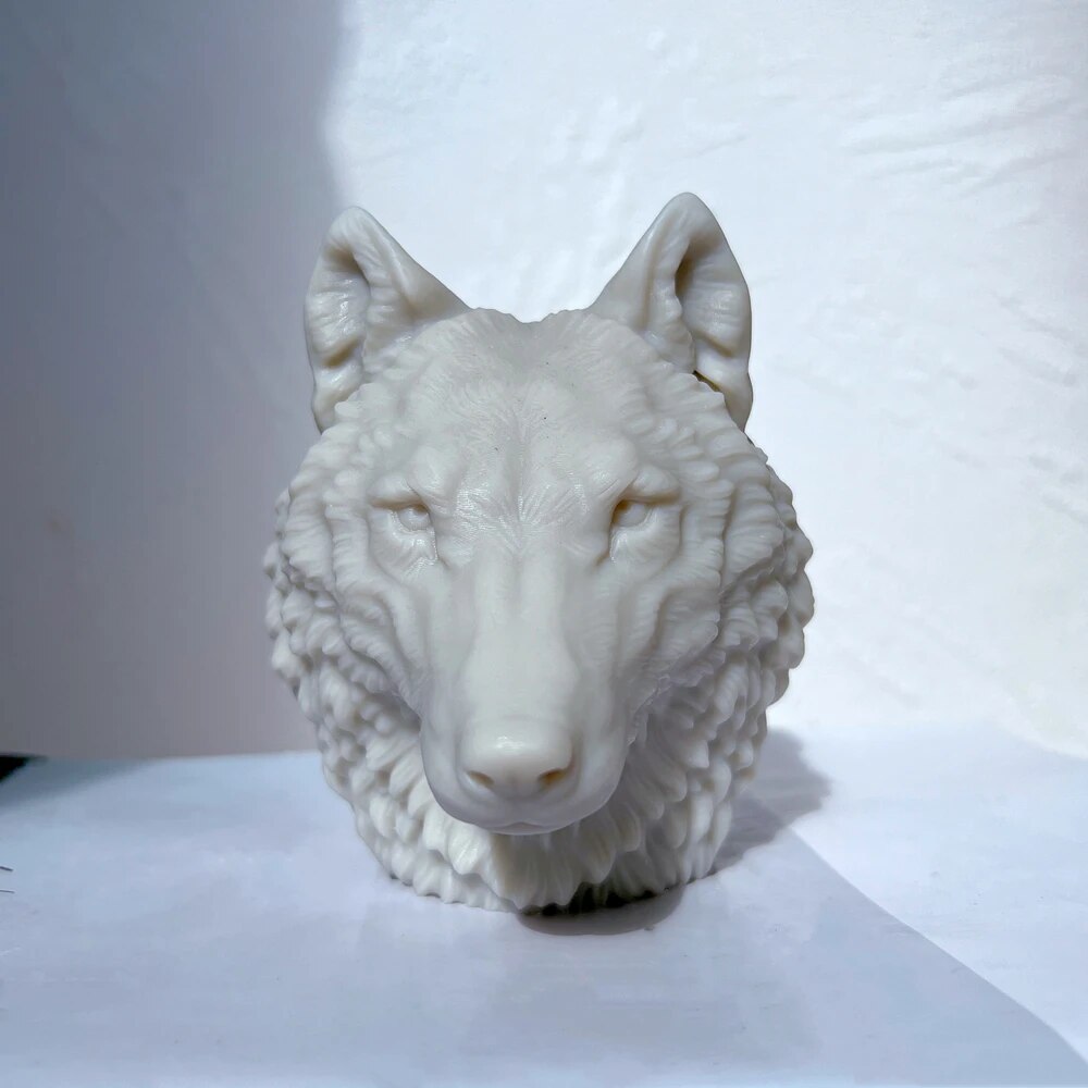 Wolf Head Candle Silicone Mould