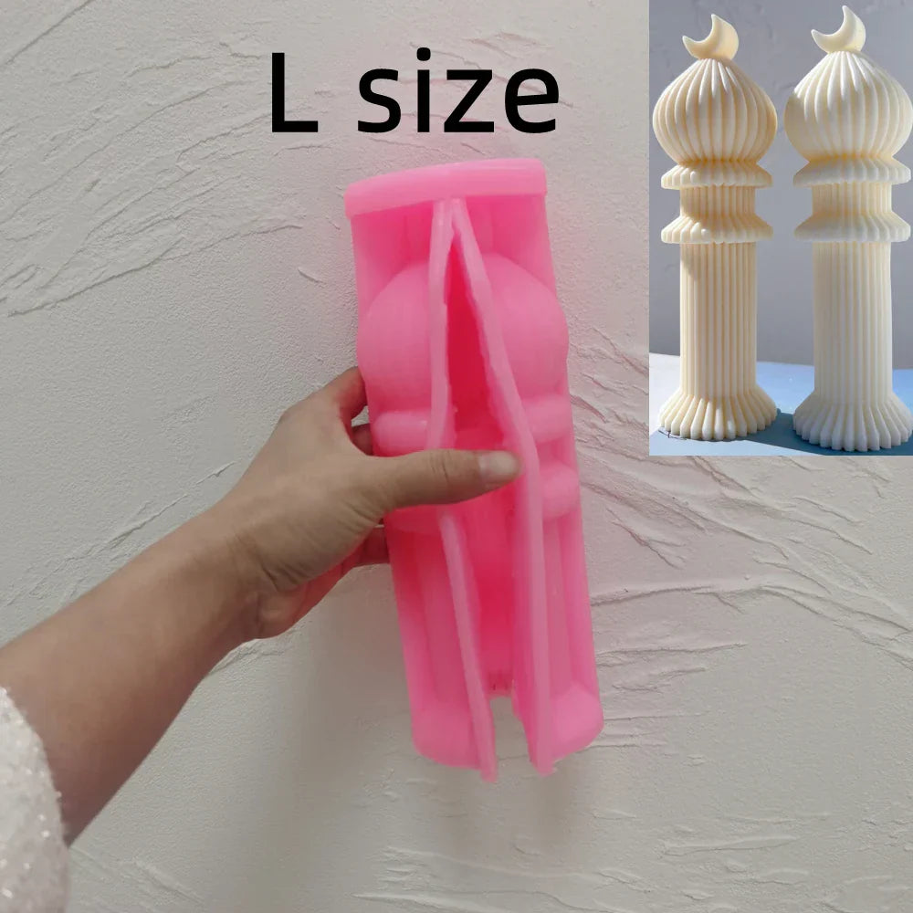Ramadan Décor Pillar Candle Silicone Mould