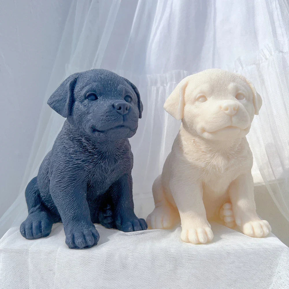 Rottweiler Puppy Dog Candle Mould