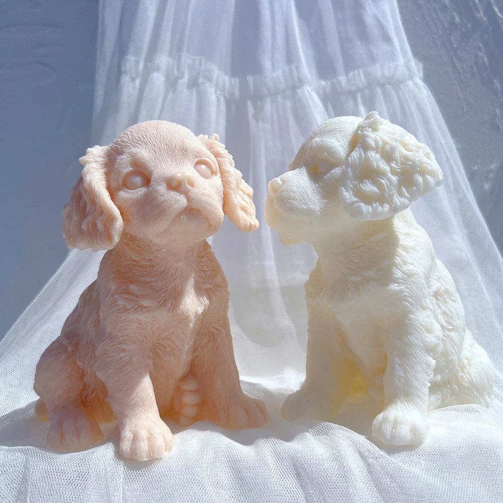King Charles Puppy Candle Mould