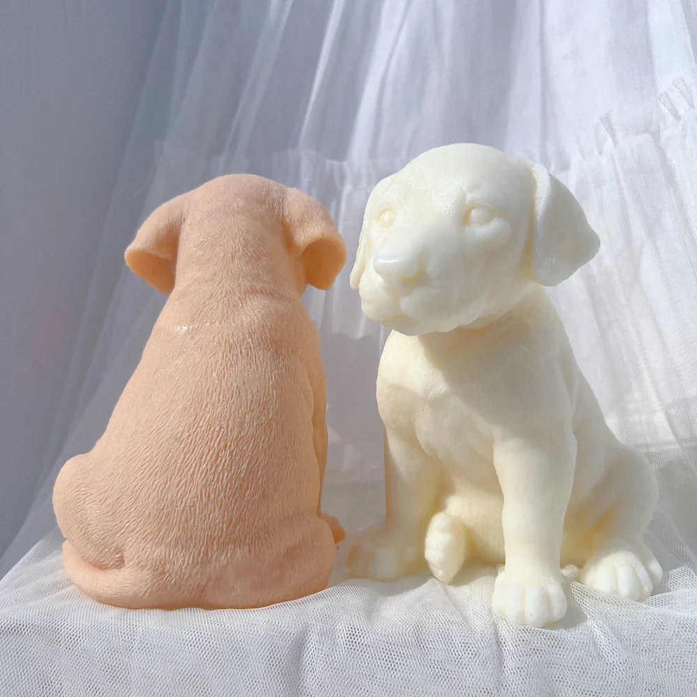 Dalmatian Puppy Dog Candle Mould