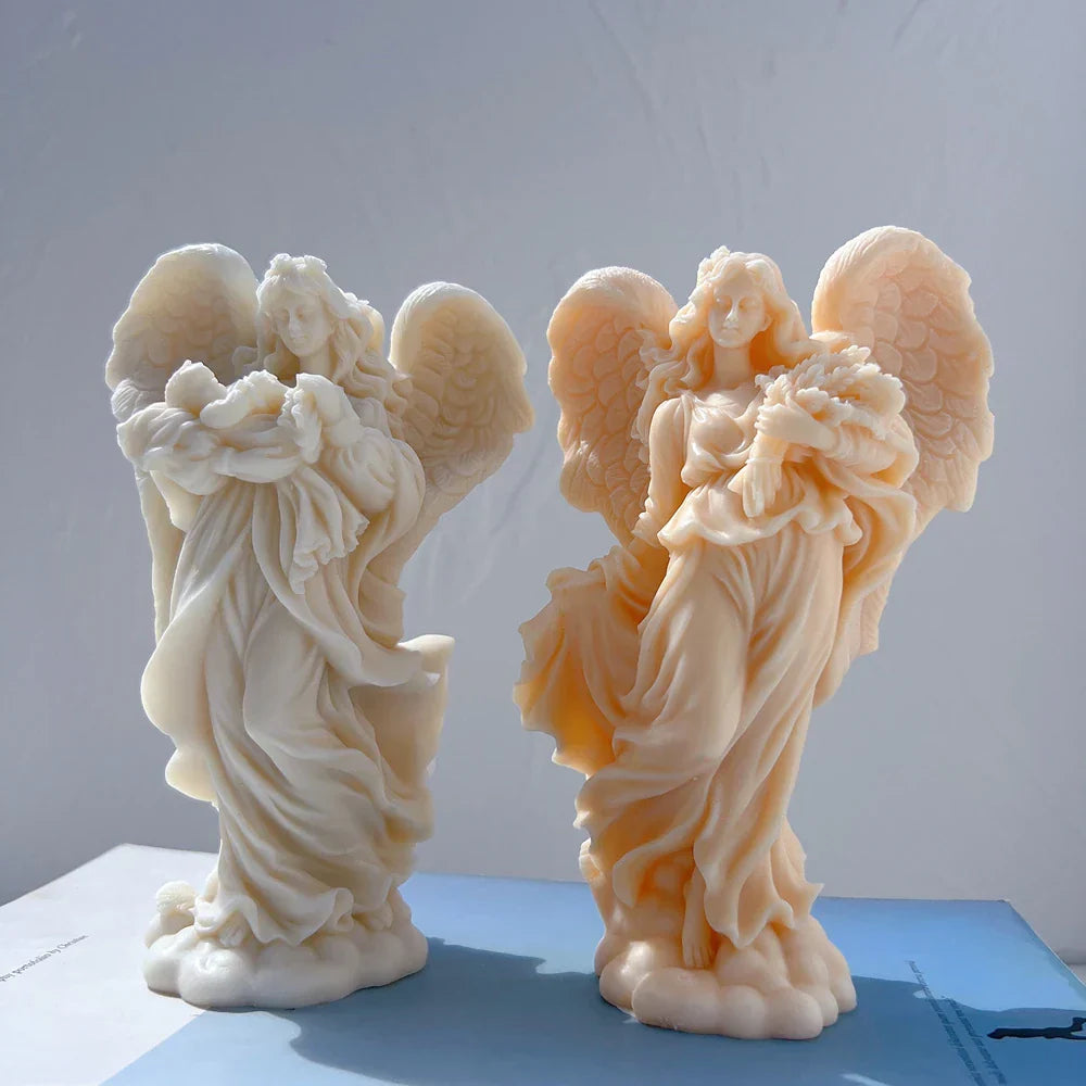 Guardian Angel & Angel of Grace Candle Mould