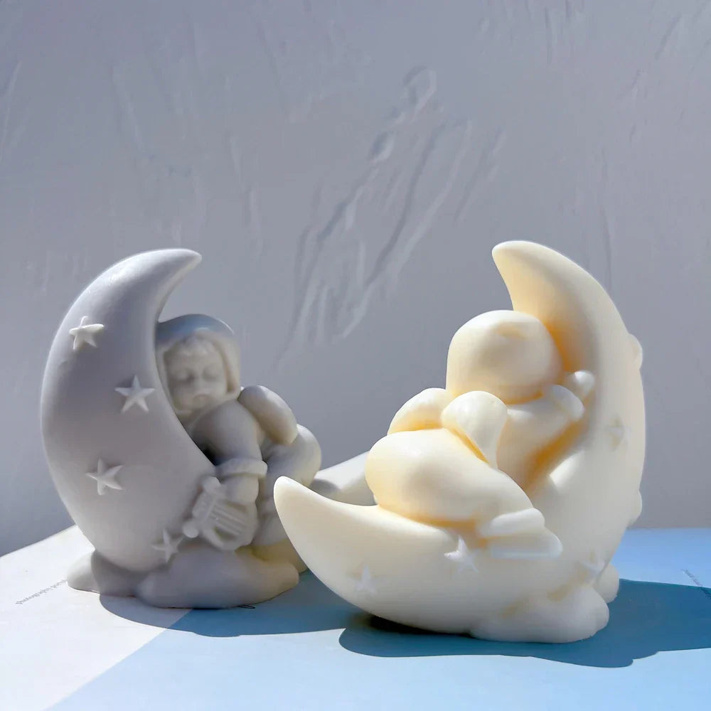 Moon Dreamer Baby Candle Silicone Mould