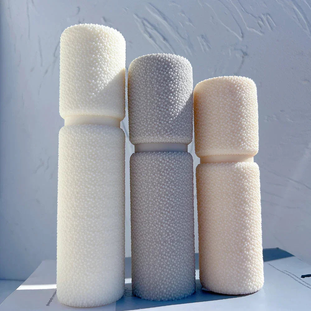 Cylindrical Tall Pillar Bubble Candle Mould