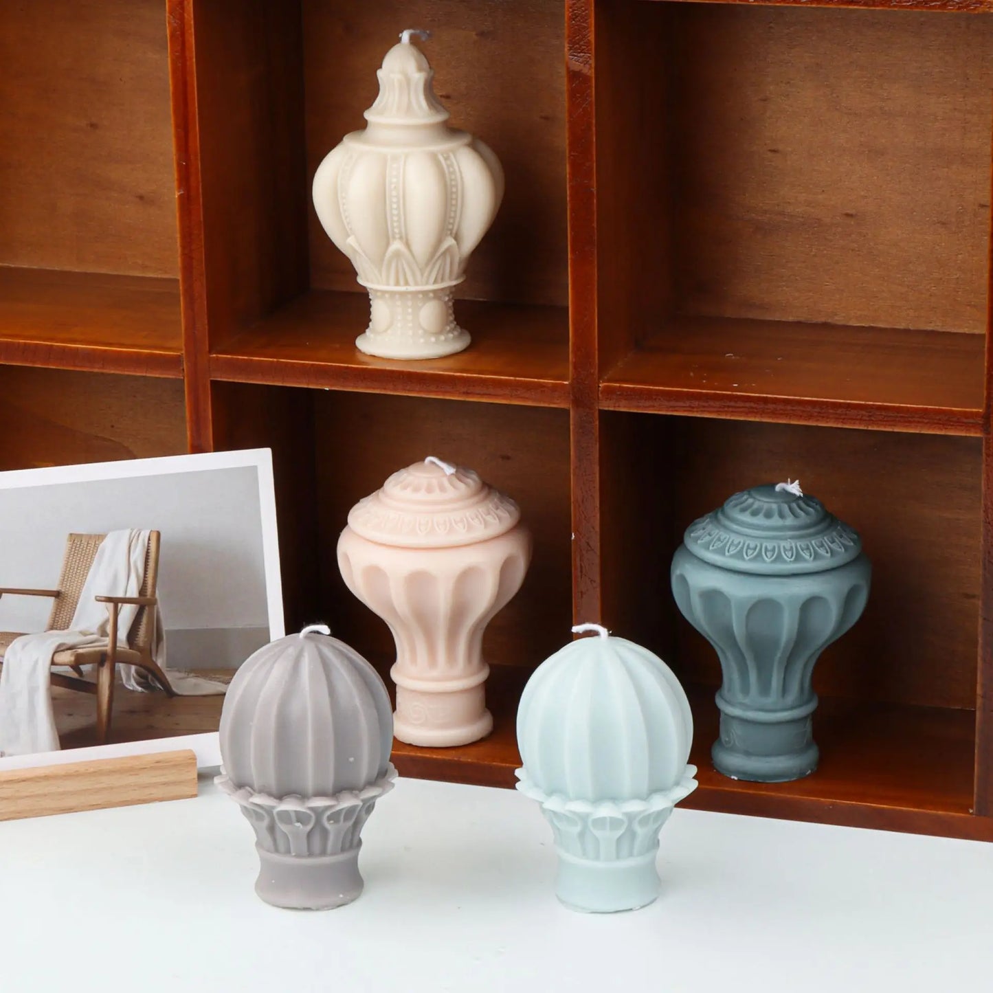 Ancient Greek Roman Column Candle Mould