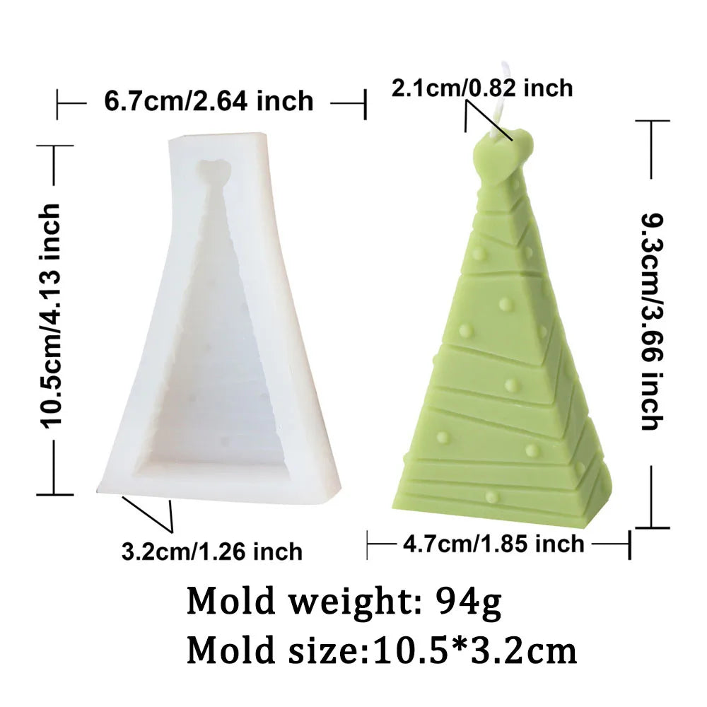 Holiday Hideaway Silicone Candle Moulds