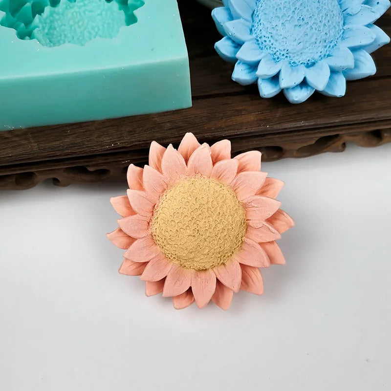 Sunflower Candle Silicone Mould