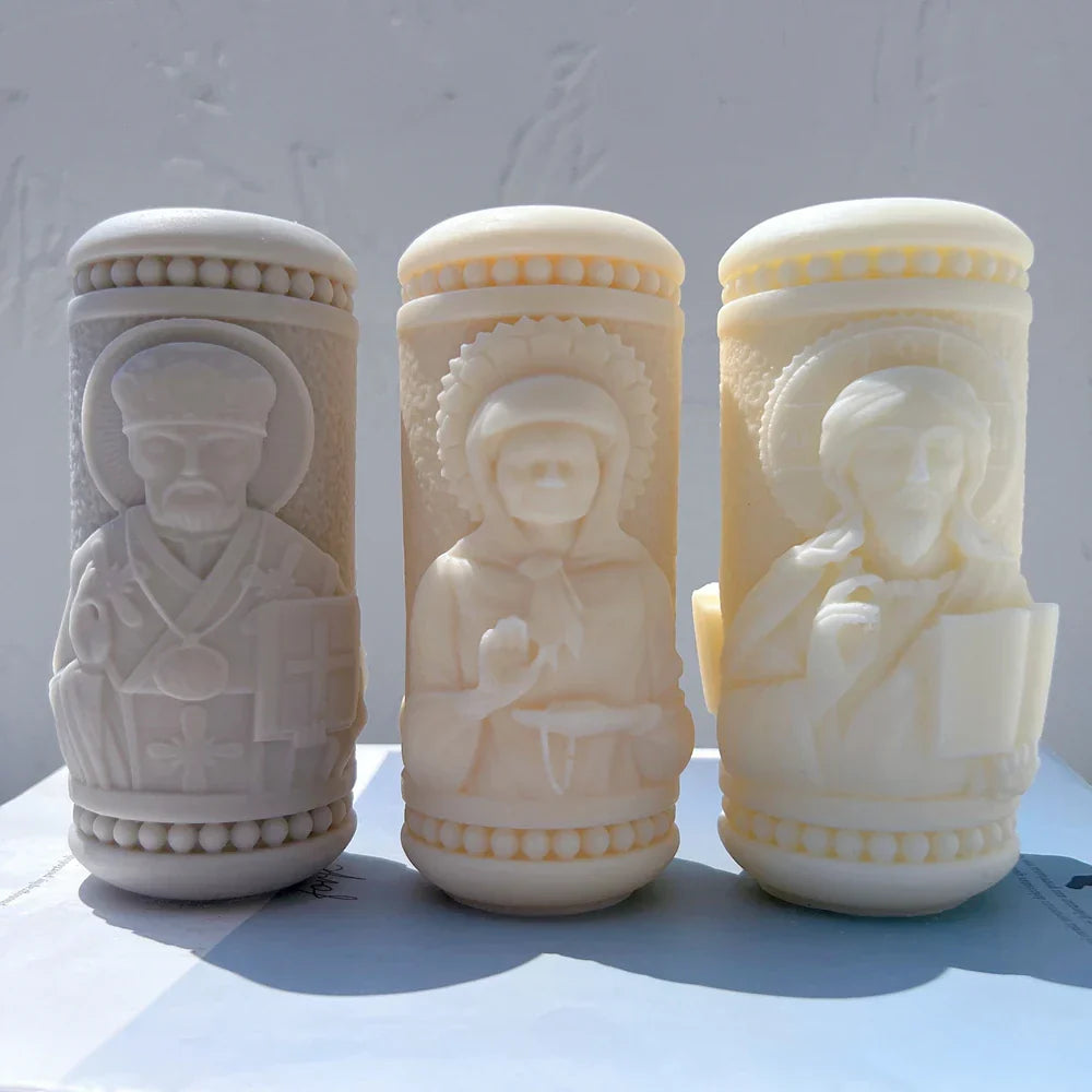 Saint's Design Candle Silicone Mould